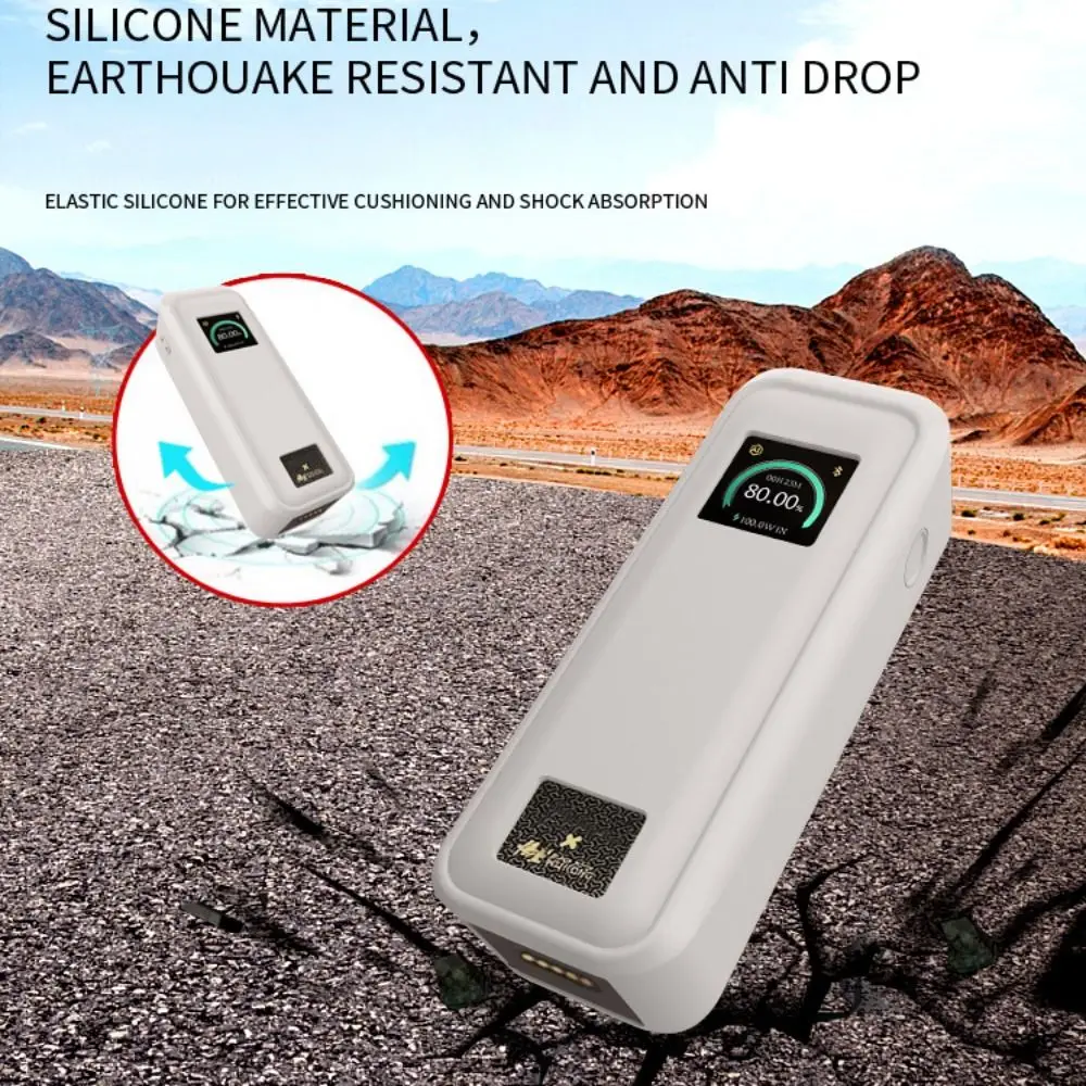 충격 방지 실리콘 케이스 부드러운 방진 보호 커버 휴대용 안커 프라임 파워 뱅크 20000mAh 220W용