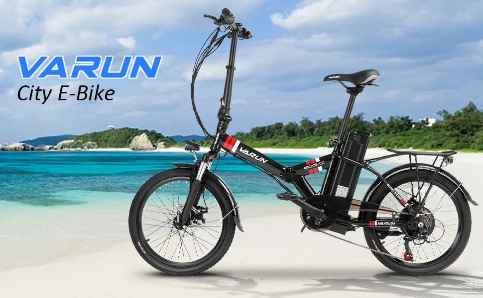 VARUN EBike Foldable 20 inch city bike