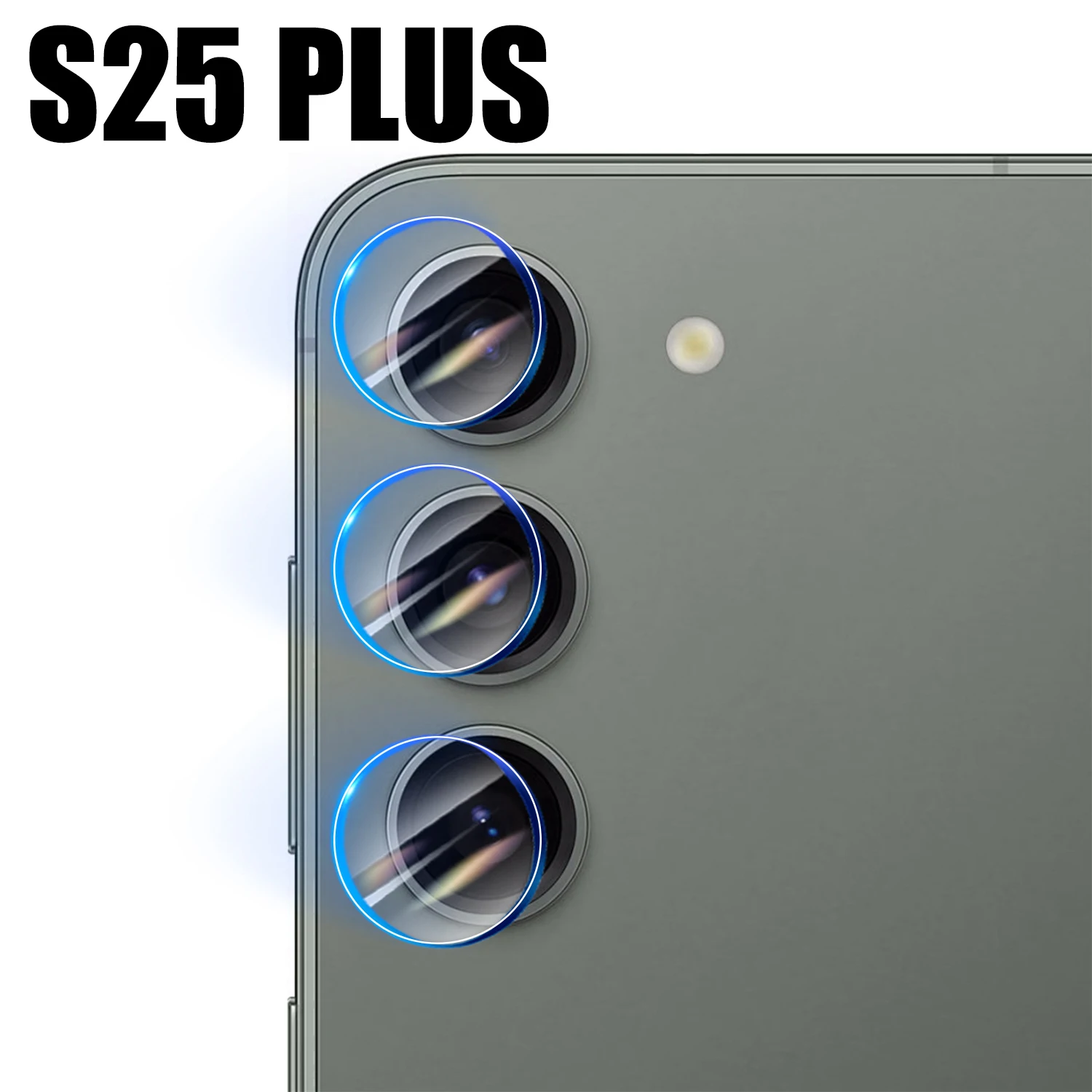 Ultra-Clear Tempered Glass Camera Lens Protector Film - Pack of 5
