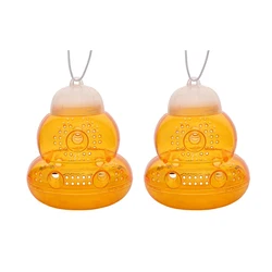Hanging Gourd - Shape Insect Trap - Reusable Hornet and Wasp Catcher (2PCS)