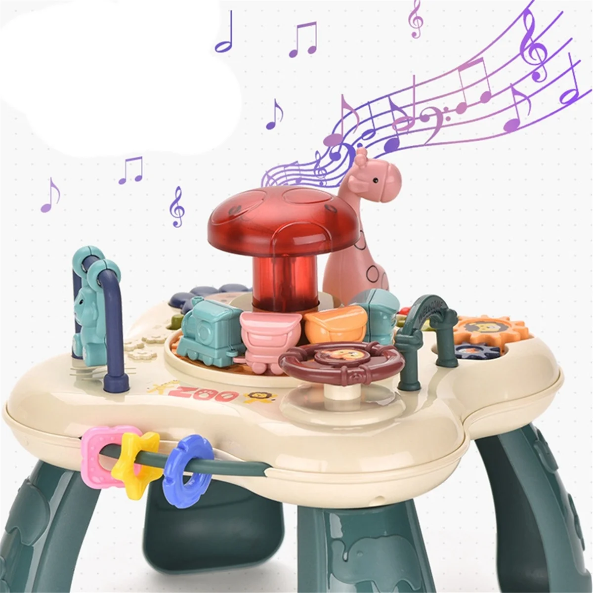 Baby Activities Table Baby Activities Center Educational Table Games for Babies Age Puzzle Shape Sensory Toys