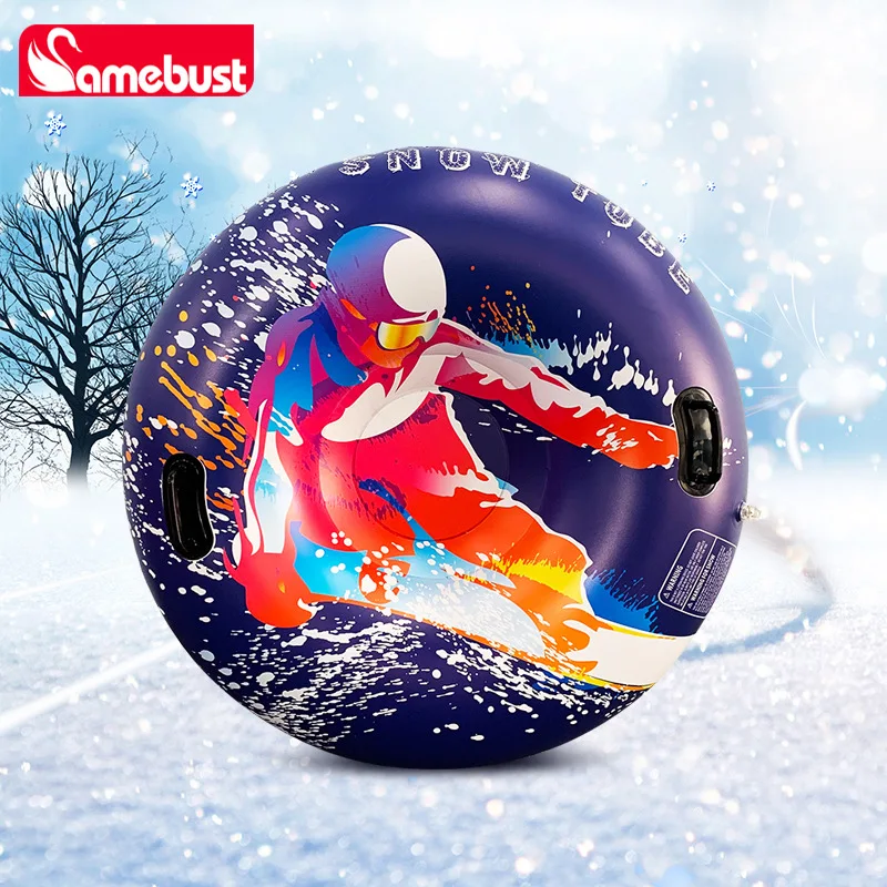 Snow Inflatable Ski Ring Water Float Discharge General Inflatable Ring Thickening Wear-Resistant Ski Tires Special Equipment