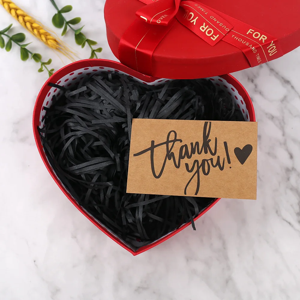 50PCS Kraft Paper Thank You Cards – Blank Greeting Cards for Kids Birthday, Baby Shower... - SKU BGC02113 - UGI Packaging