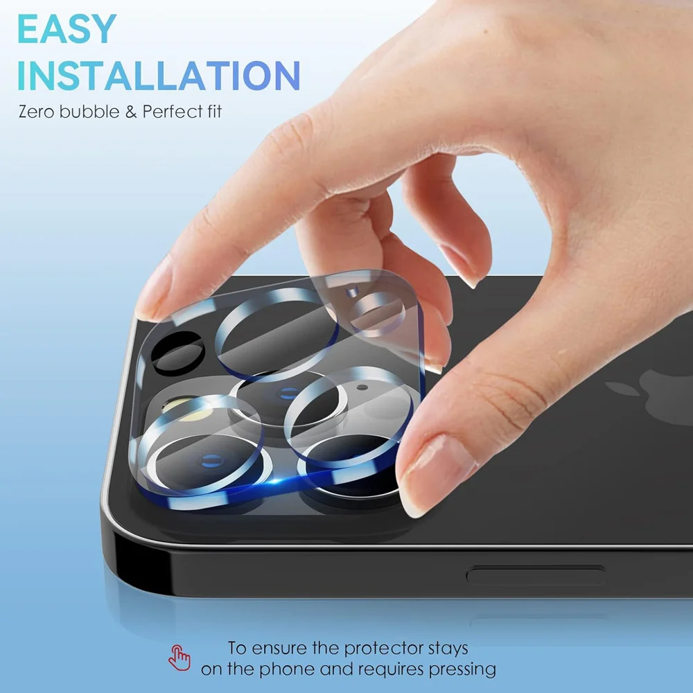 Camera Lens Protector For iPhone 17 16 15 14 Pro Max Camera Protection Film For Apple iPhone 15 14 Plus lente Glass iP 13 12 Mini 11 Pro Pelicula Camera iPhone14 Pro lens cover iPhone15 Pro accesorios 2