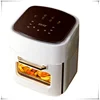 Kitchen electric oven 15L automatic large capacity air fryer transparent visual multi-functional oven 6