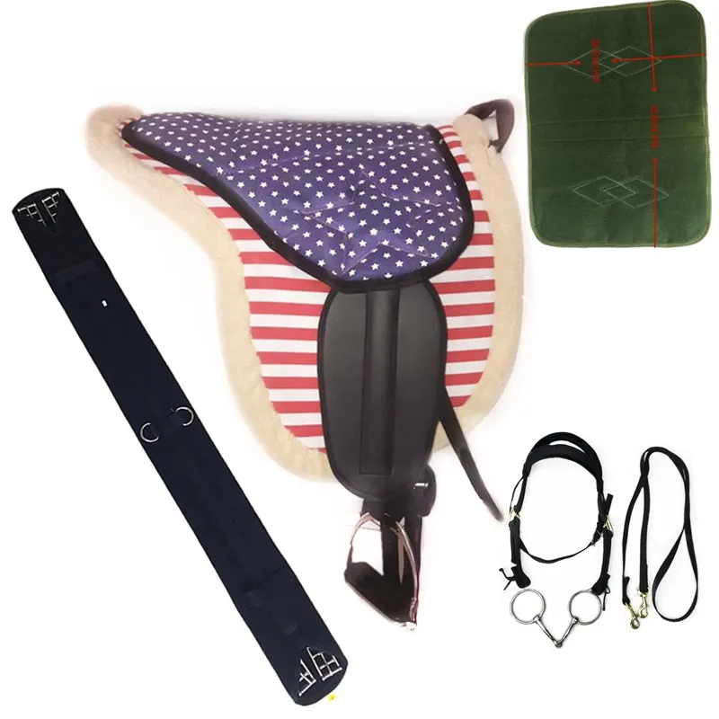 Wear-resistant Soft And Comfortable Saddle For Tourists Microfiber Leg Protectors Saddle Cushions Equestrian Horse Equipment
