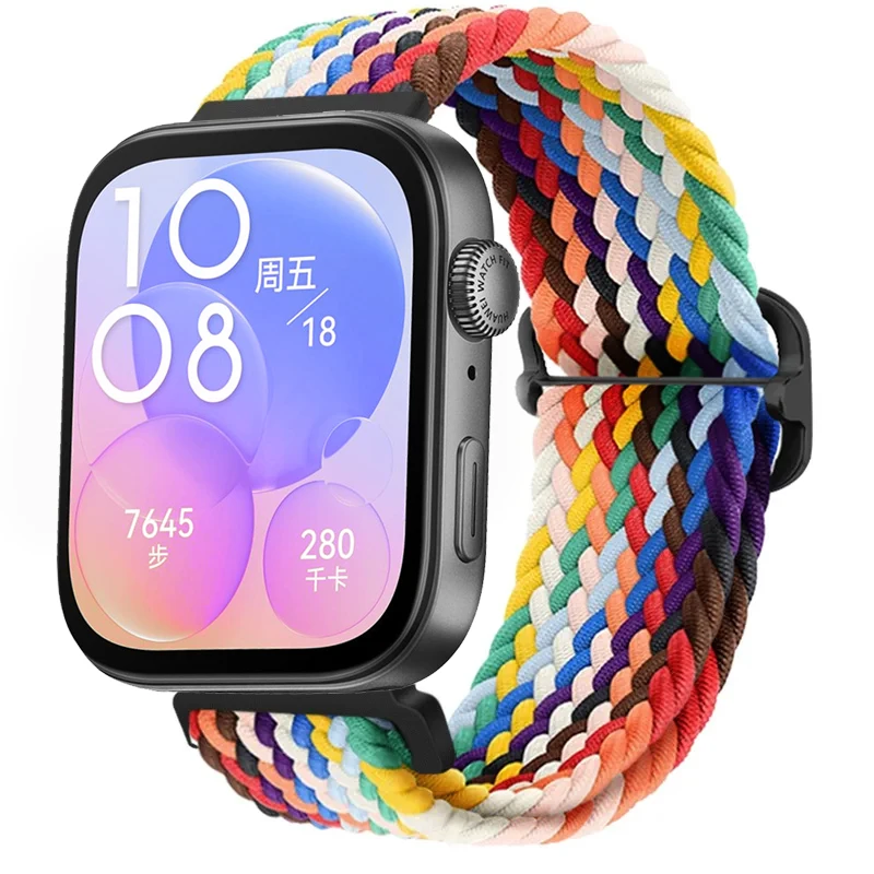 Breathable Braided Nylon Strap - Replaceable Wristband Bracelet