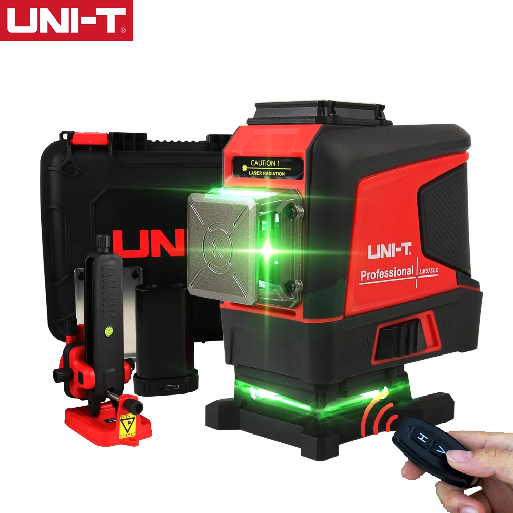 Unit 3d Green 12/16 Lines Laser Level 360 Horizontal Vertical Self