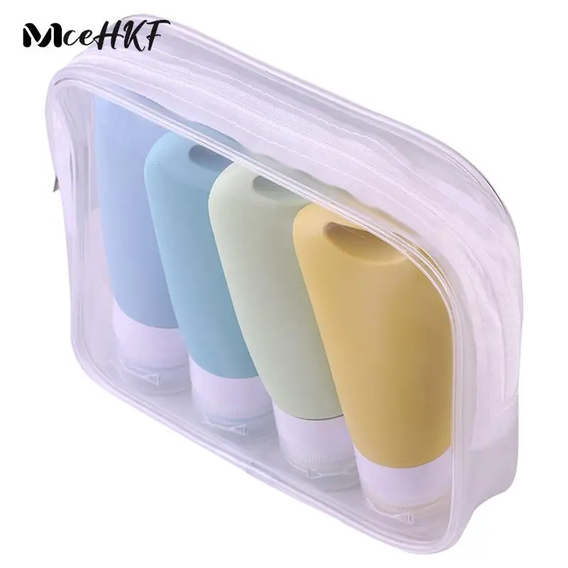 

1Pcs Travel Empty Sub-Bottling 90ml Cosmetic Lotion Refillable Bottle Tube Squeeze Flip-top Bottles Shampoo & Body Wash