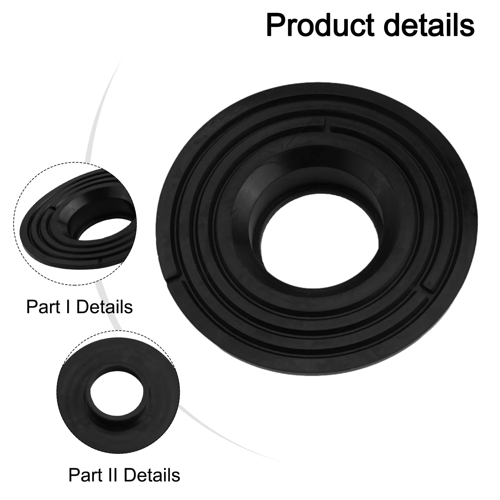 Home Drainage Drain Size Adaptor Drain Hole Reducer Versatile Usage Convenient Installation Deformation Resistant
