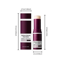 Calcium Volume Multi Balm Hydrating Anti Aging Fade Fine Lines Firming Skin Brightening Nourishing Collagen Moisturing Stick 6