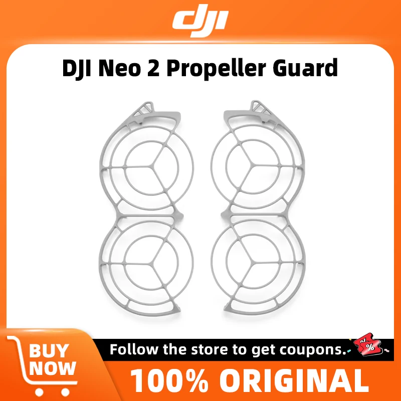 Vue rapprochée de la protection d'hélice DJI Neo 2, conçue pour une sécurité optimale.