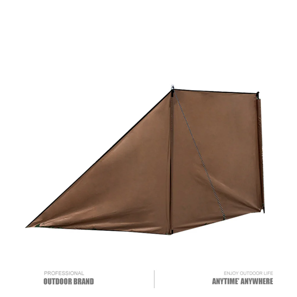 Outdoor-Camping-Windschutz mit Edelstahlstange, winddichter Outdoor-Unterschlupf, reflektierender Ofen-Windschutz für Grillabende im Freien – Detail 5