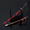 Japanese Anime Games Peripheral 26cm Mortal Blade Metal Samurai Sword Uncut Blade Weapon Model Ornament Crafts Gifts Toys Boys 1