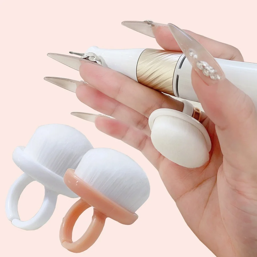 Verstellbare Nagelbürste mit weichem Borstenring, Maniküre-Werkzeug für die effiziente Gel-Staubreinigung – Detail 1