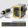 Kailiwei Hot Air Gun 858D 700W BGA Rework Solder Station Soldering Heat Air Gun Station 220V / 110V For SMD SMT Welding Repair 5