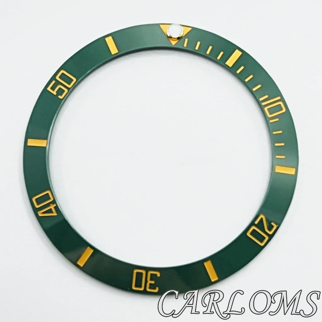 Premium Black Rose Gold Multicolor Ceramic GMT Bezel Insert