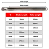 1:50 Taper Reamer HSS High Speed Steel Lengthen Straight Shank Hand Reamer 3-12mm Drilling Hole Tool 2