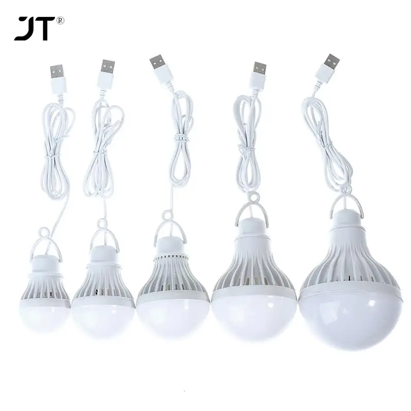 휴대용 캠핑 램프 미니 전구 LED USB 전원, 3W 7W 9W 12W