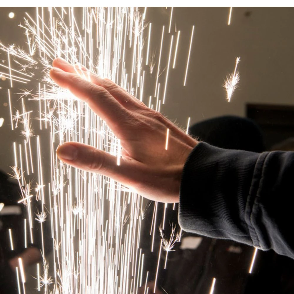 10X 200g/bag MSDS Spain Stock Metal Powder Stage Dmx512 Control Cold Spark Machine Powder for Indoor Outdoor Wedding Sparklers