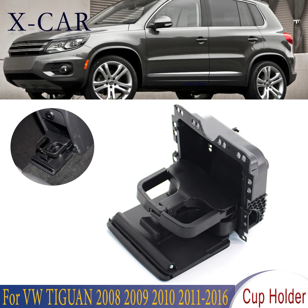 X-car Central Console Rear Armrest Cup Drink Holder Car Styling For Vw  Tiguan 2008 2009 2010 2011 2012 2013-2016 7n0862533 - Glove Boxes -  AliExpress