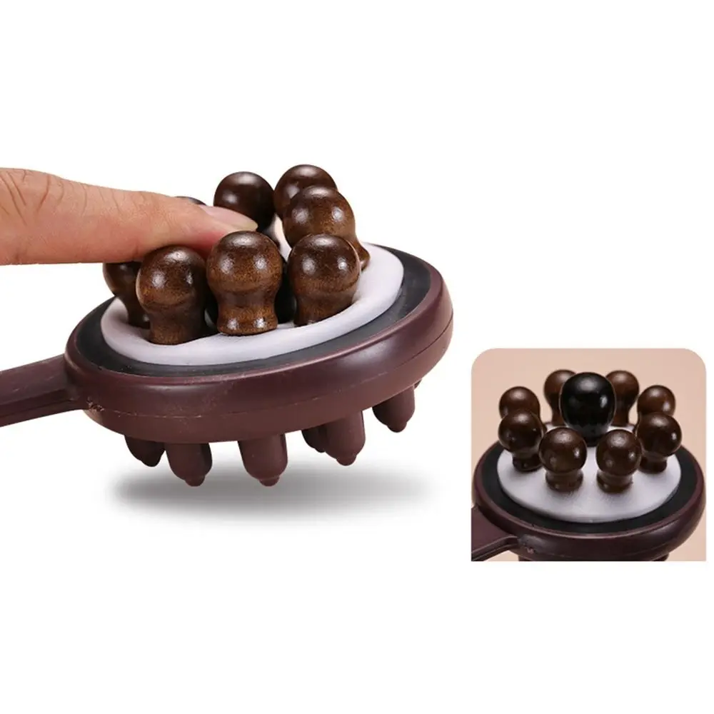 

Wooden Manual Muscle Massage Hammer Stick Double-edged Lightweight Massage Hammer Multifunctional Body Relaxation Massager