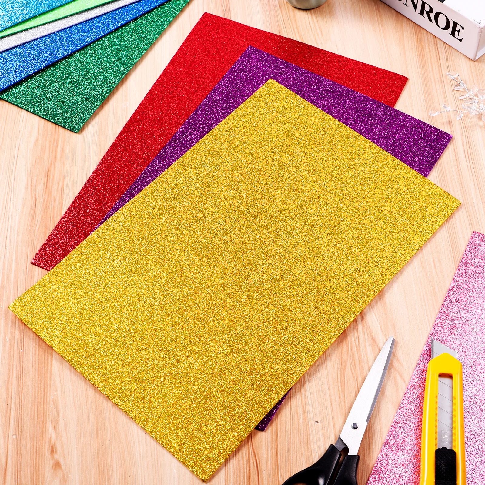 Colorful EVA Sponge Sheets for DIY Art Projects and Scrapbooking