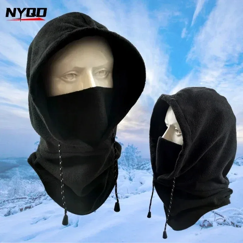 NYQD Fleece Balaclava Face Mask Image 3