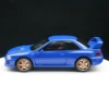 1/32 Subaru Impreza WRX 22B STI JDM Toy Car Model Diecast Metal Vehicle Miniature Sound & Light Pull Back Collection Gift Kid 4