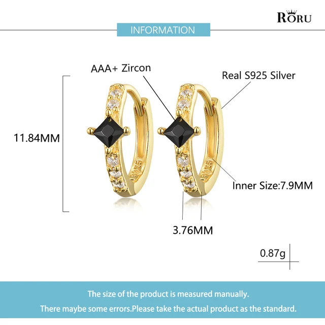 Buy 0.80 Carat (ctw) Sterling Silver Round Black Diamond Ladies Hoop  Earrings 3/4 CT Online at Dazzling Rock
