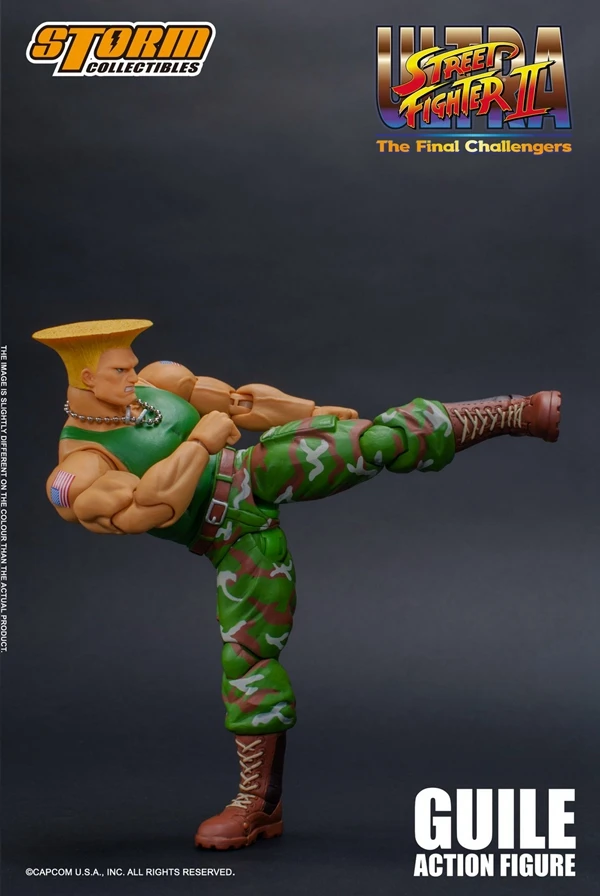 Storm Toys 1/12 Street Fighter II GIJOE Guile Action Figure In