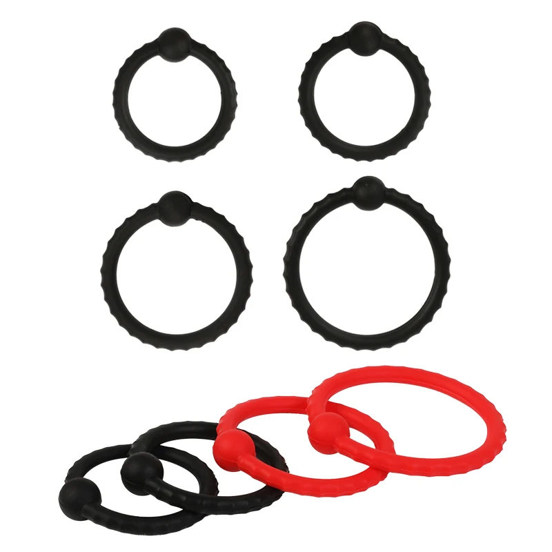 Silicone Ring Ejaculation Delay Rings Dick Erection ring Male Chastity Adult Sex Toys For Men Lock Sperm Tra_voghion.com