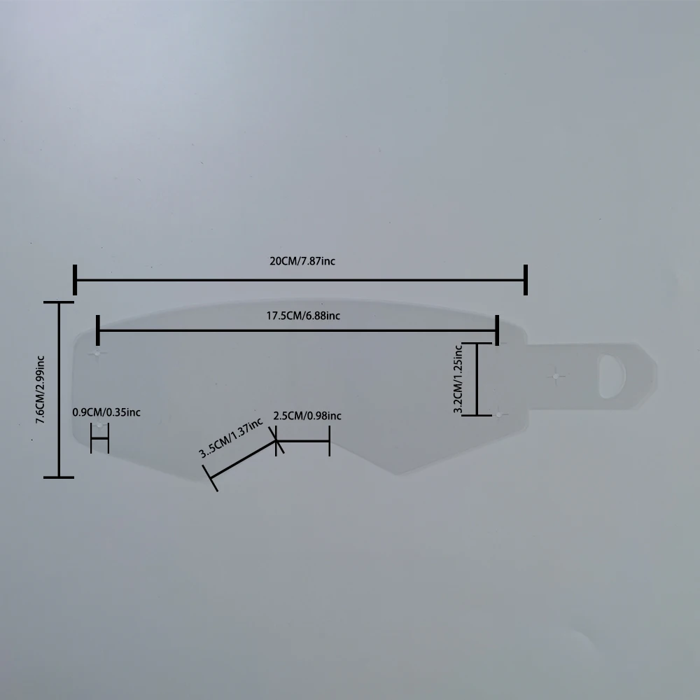 Motorcycle Windshield Tear Off Film Dust-Proof Patch Scratch Resistant Film Competition Rainy Day Mud Resistant 4PC 10PC