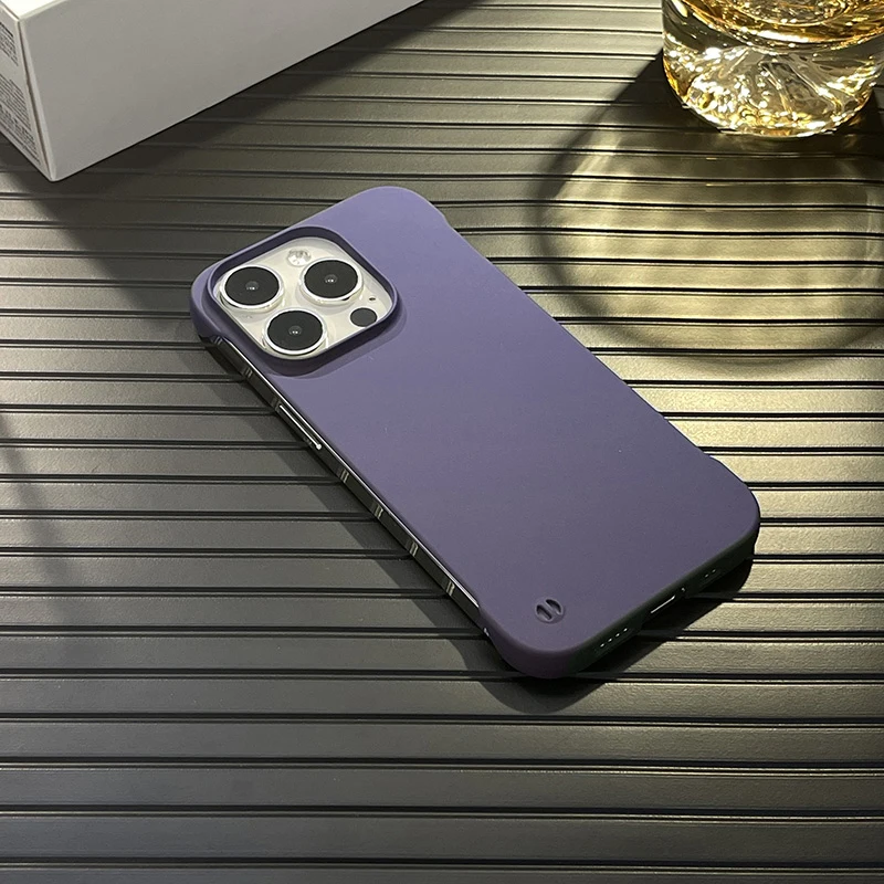Sleek Ultra-Thin Frameless Cooling Hard Case - Luxury Slim Skin Cover