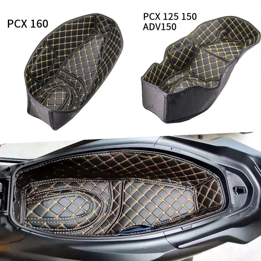 Motorcycle trunk protector pad liner for HONDA PCX 125 150 160 ADV150 rear trunk inner cushion seat bucket storage