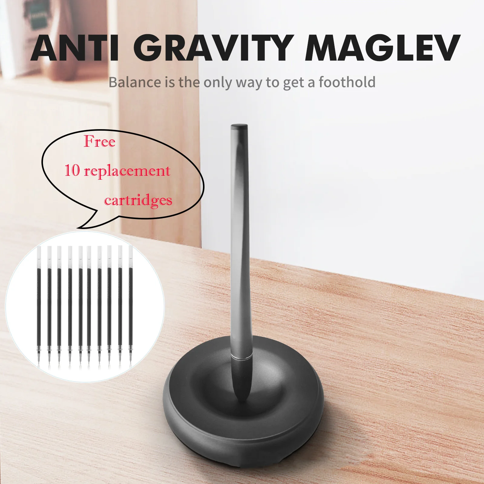 

Anti-gravity Magnetic Levitation Pen Office Business Souvenir Stationery Pen Magnetic Signature Pen Magnetic Attraction Does