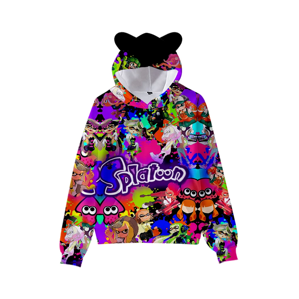 Sweatshirt Girl Splatoon Splatoon 2 Hoodies Men Splatoon Women