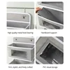1pc Four-layer Storage Bag Door Hanging Fabric Organizer Bag For Sundries Items Underwear Socks 2
