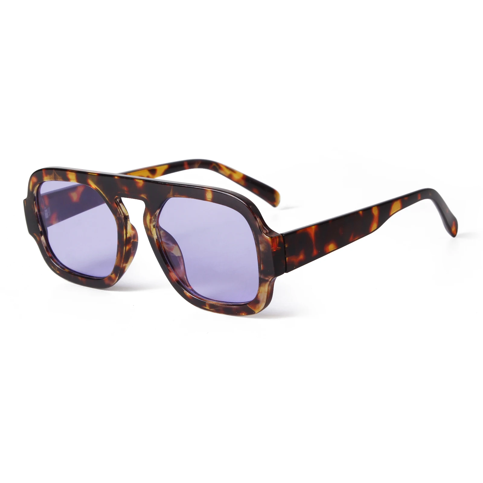 Vintage-Inspired Stylish Square Frame Sunglasses - Unisex UV Protection авиатор стиль