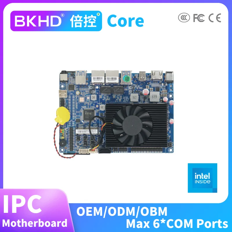 

BKHD BK-1356-E3 материнская плата IPC MB промышленный компьютер медная плата Intel Core i5-6200U 6 COM-портов eDP HD-MI 2 LAN 4 USB 3,0