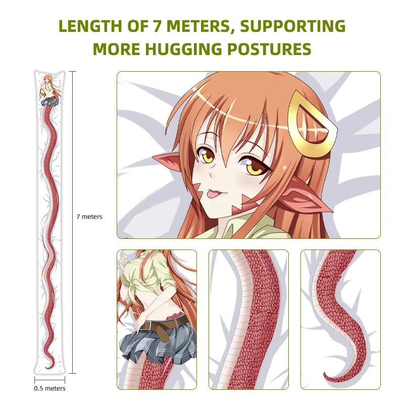 MGF Japanese Anime Monster Musume no Iru Nichijou 7m Pillow Case
