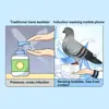 300ml Funny Cute Pigeon Soap Dispenser Automatic Foam Hand Washer Fine Foam Automatic Sensing Liquid Soap Dispenser 4