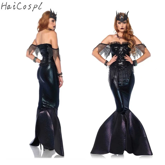 Déguisement de la petite sirène Ariel pour femme adulte, déguisement  Cosplay, déguisement d'halloween - AliExpress