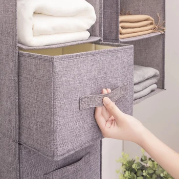 Wardrobe Hanging Closet Organizer Storage Bag Interlayer Drawer Type Clothes Clothes Organizer Collapsible Storage Shelves 4