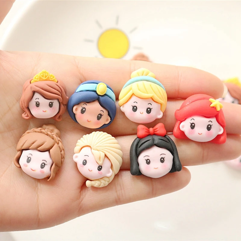 Cute Cartoon Princess Series Flat Back Resin Scrapbooking DIY Jewelry Craft Decoration 10 Pcs simulation stones decor accessories resin jewelry accessories resin embellishments