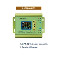 MPT-7210A Solar Charge Controller LCD Display Lithium Battery 24V 36V 48V 60V 72V Boost 0-10A  MPPT DC-DC Mode Output Power 600W 2
