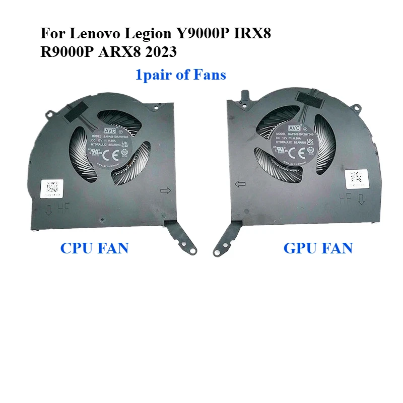 New Original Laptop/Notebook CPU/GPU Cooling Fan For Lenovo Legion Y9000P IRX8 R9000P ARX8
