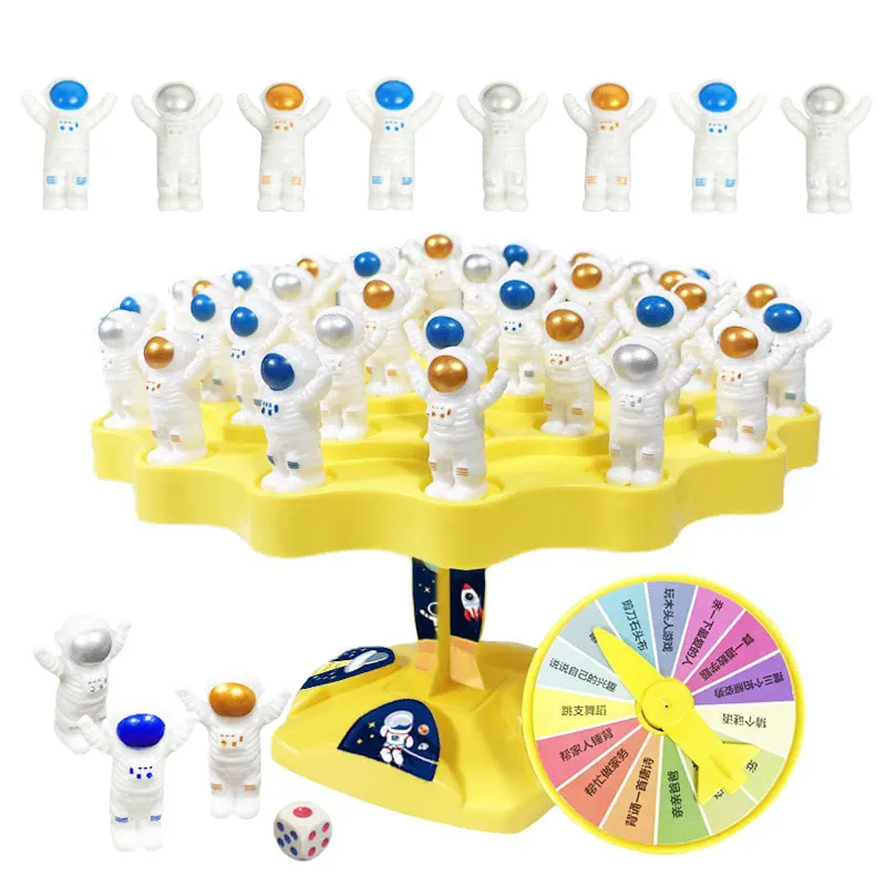 Children Balance Training Board Game Space Man Stacked Sensory Play Set Fun Party Games Fine Motor Training Educational Toys
