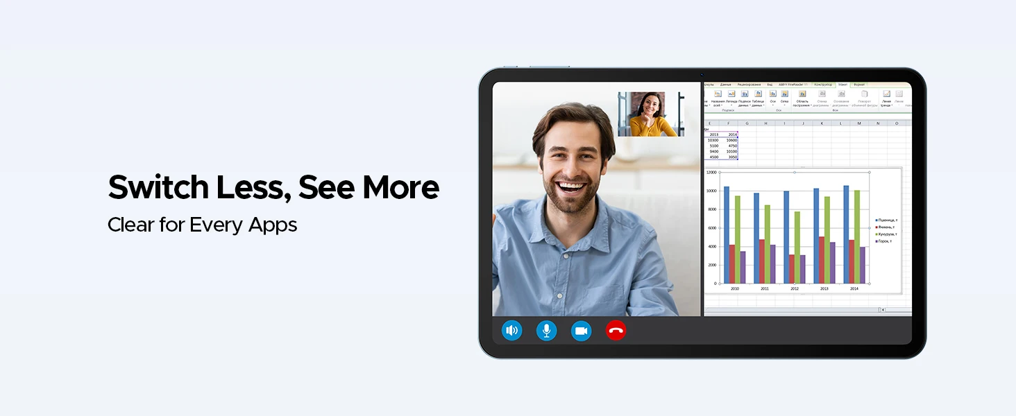 DOOGEE Tab G6 Max 2 in 1 Tablet PC 32GB 256GB 13.4'' FHD+ Display Android 16 Gemini AI 11000mAh 7.7mm Ultra-thin Widevine L1
