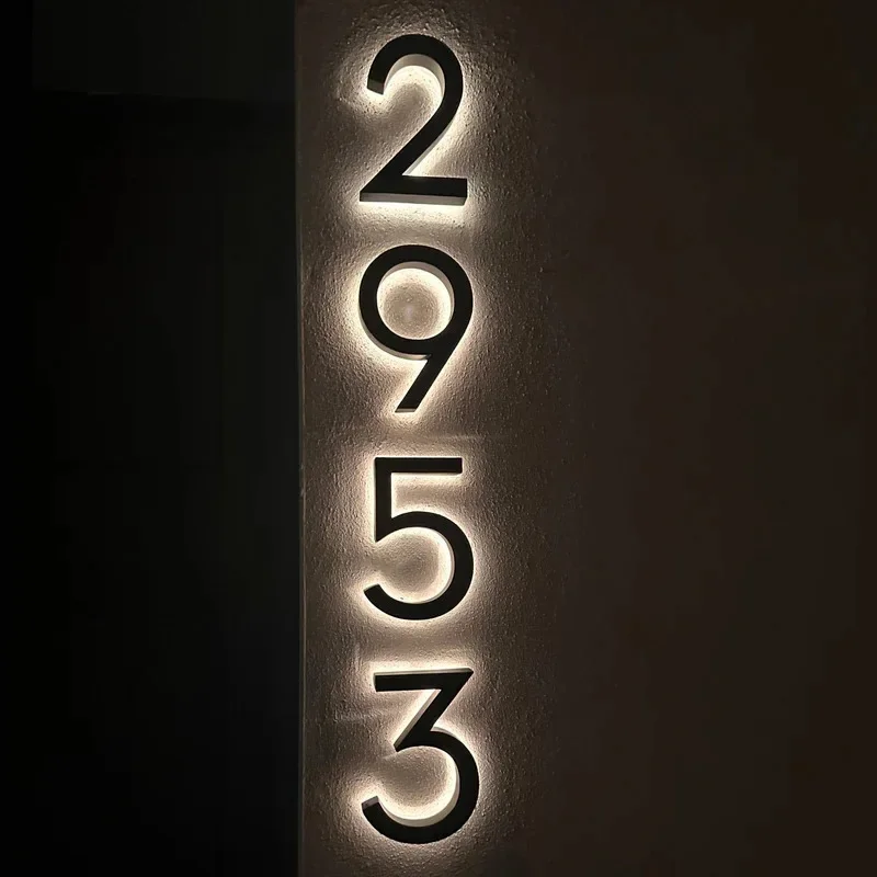 Custom LED House Sign 6